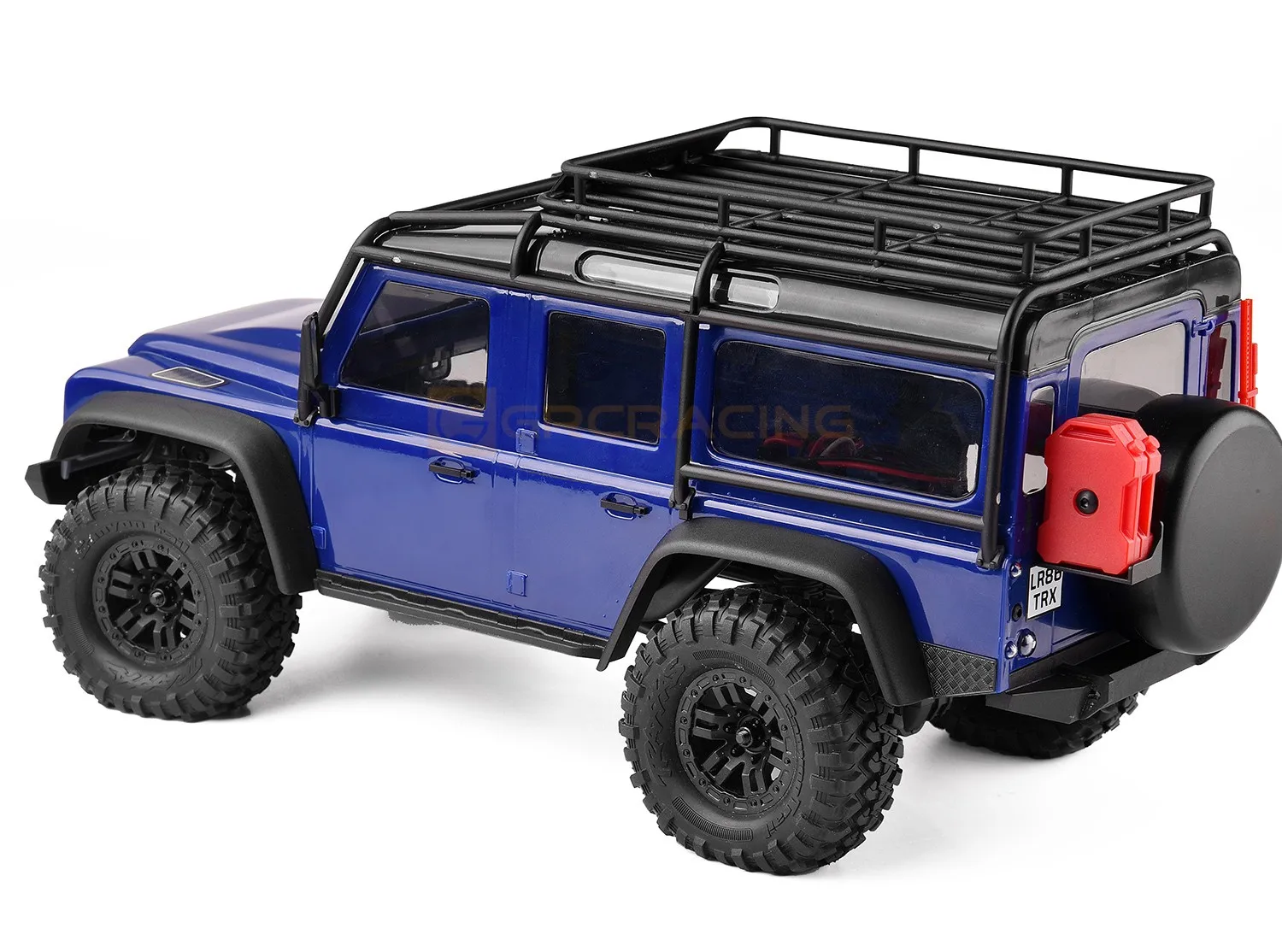 Anti-Rutsch-Dekor platte an der Rückseite des Autos, Edelstahlschalen-Schutz folie für 1/18 Traxxas Trx-4m Verteidiger trx4m – Detail 6