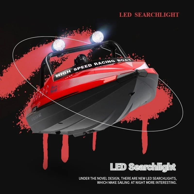 Nieuwe WLtoys WL917 RC-boot, 2,4 GHz, 16 km/u, mini lichtgewicht hoge snelheid ​ ​ Elektrisch bootmodel, speelgoedcadeau voor jongens met LED