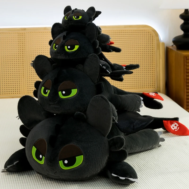 

Большой размер Как приручить дракона Беззубик плюшевая игрушка Мягкая мягкая подушка для дивана-кровати Декор комнаты Мультяшный фильм Детский подарок
