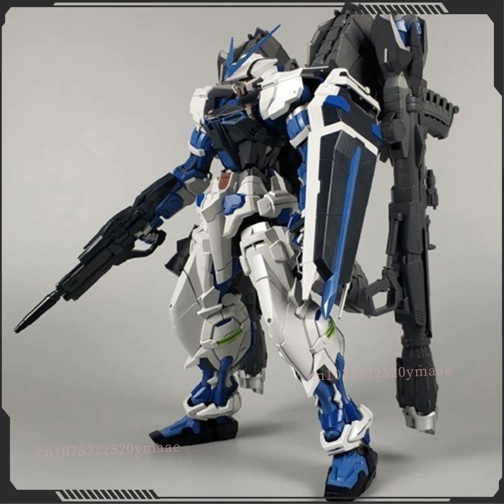 PG1/60 Nelson Figure Blue Heretic Dual Rocket Launcher Four Knives Jetpack Assembly Model Mecha Robot Statue Decorative Toy Gift