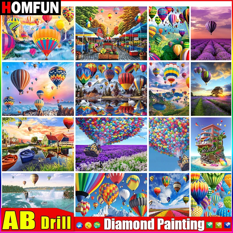 HOMFUN AB Diy 5d Diamond Painting \