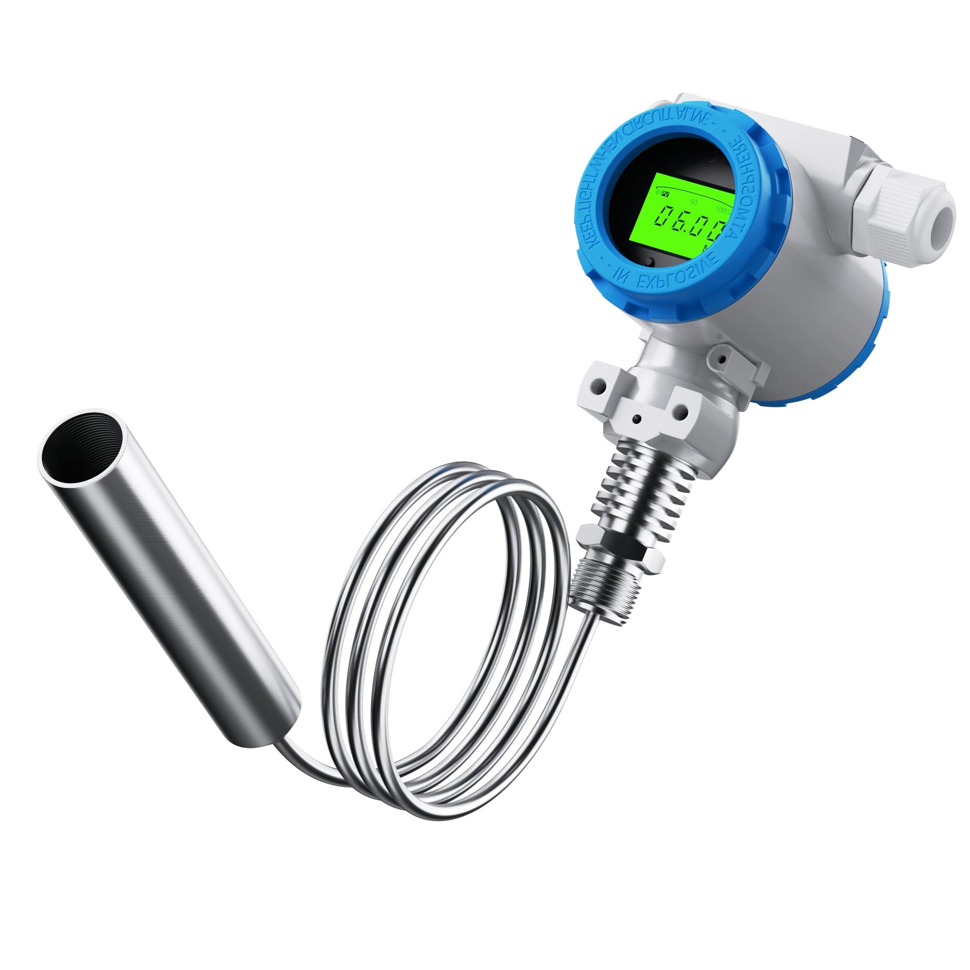 

DC24V Deep Well Sewage High Temperature Water Level Transmitter 10M 15M 20M to 4-20mA 0-10V 0-5V RS485 Liquid Level Sensor