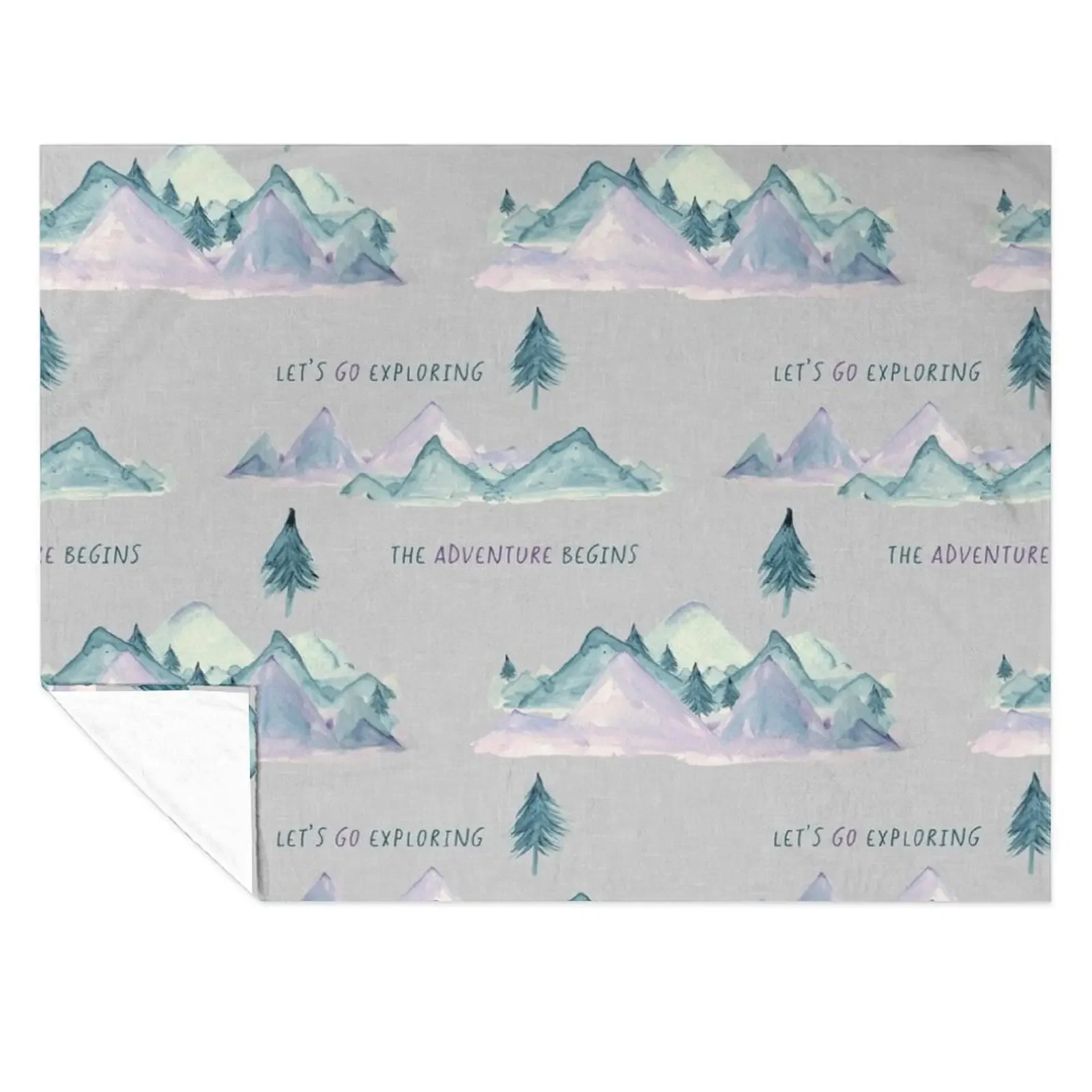 

Let's Go Exploring Throw Blanket Beach Nap Blankets For Bed for winter Blankets