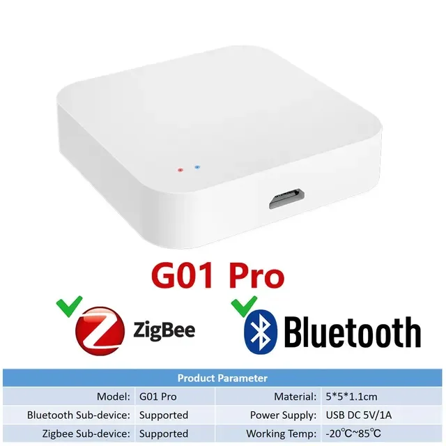 Puerta de enlace multihub inalámbrica Zigbee para automatización inteligente para dispositivos Zigbee a través de Smart Life