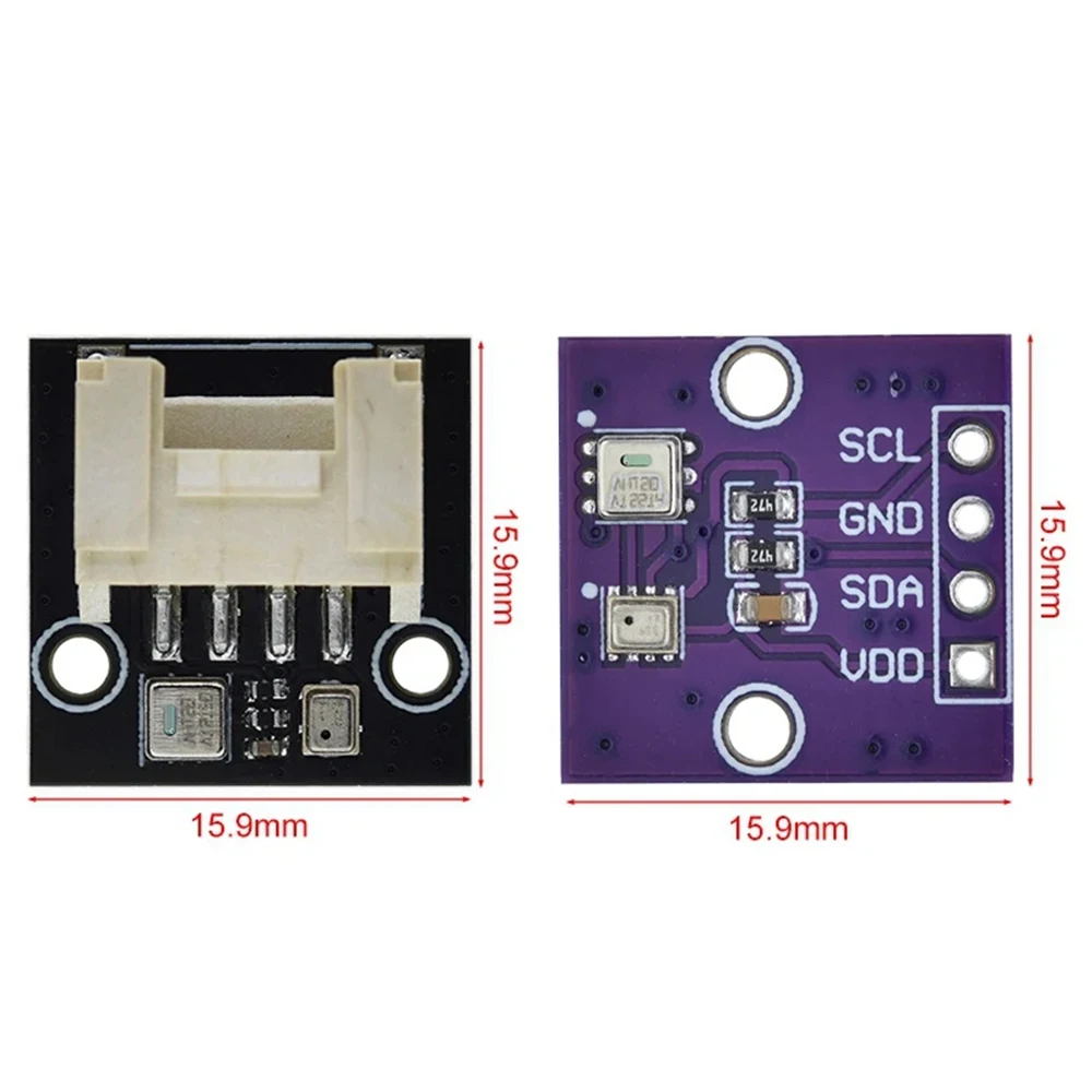 50PCS AHT20+BMP280 Temperature Humidity Air Pressure Module Sensor High-precision Digital DC 2.8V-5V Use 4P GROVE Cable I2C