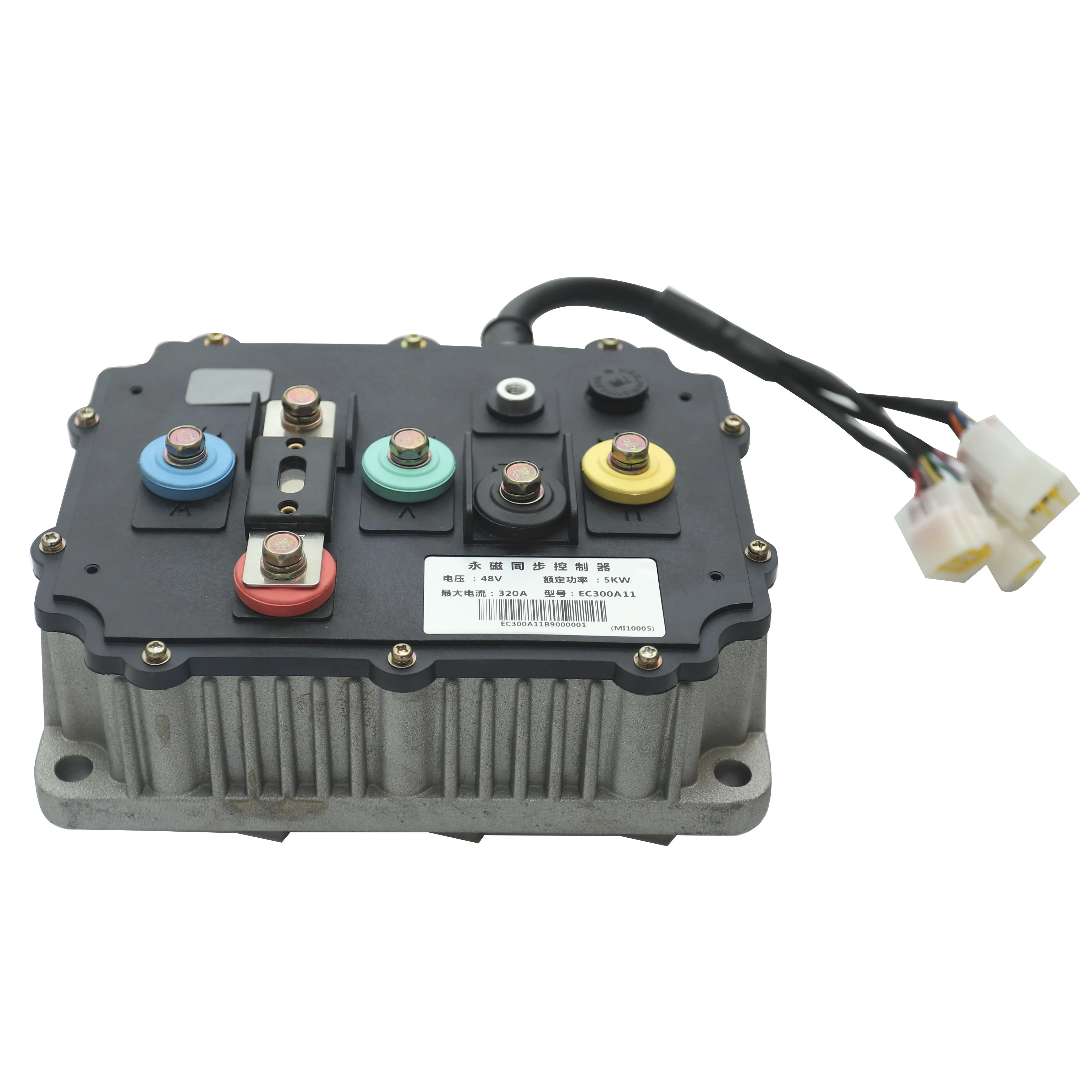 72V 5KW Permanent Magnet Synchronous Motor Controller PMSM Speed Controller Aluminum Alloy Waterproof IP55 for Golf Cart Scooter