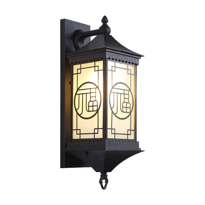 

Modern New Chinese Outdoor Wall Lamp Waterproof Courtyard Outdoor Terrace Balcony Villa Gate Aisle Wall Lamp