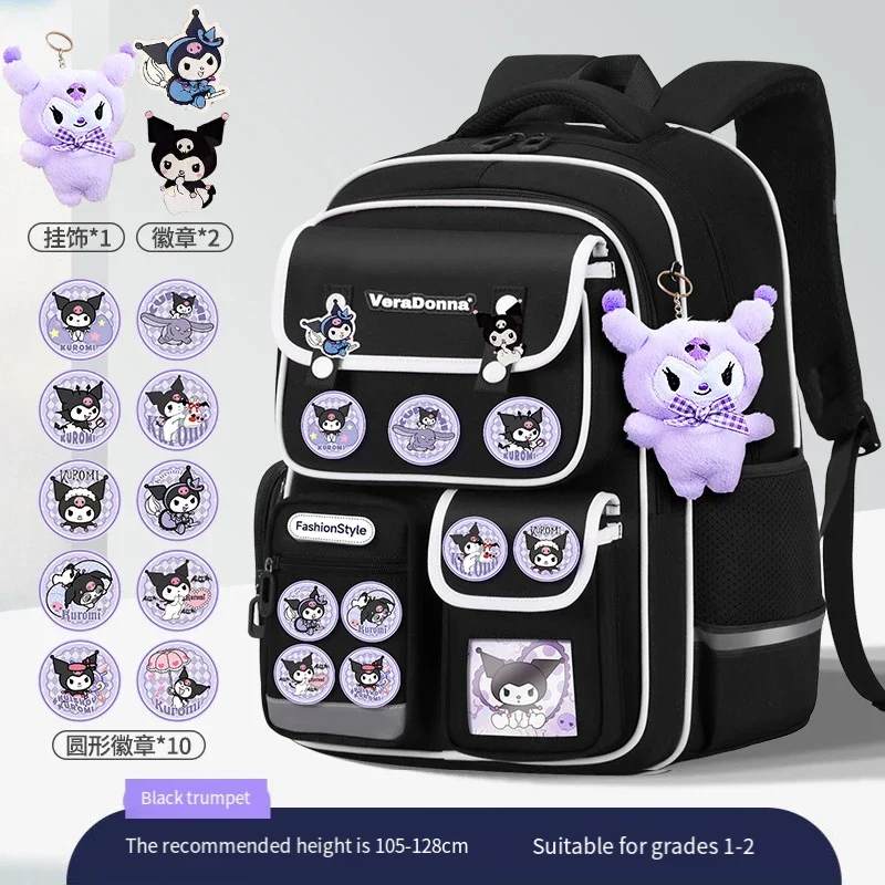 

New Sanrios Girl Backpack Student School Bag Girl Cute Large Capacity Both Shoulders Backpack Light Anime Figure Kawaii