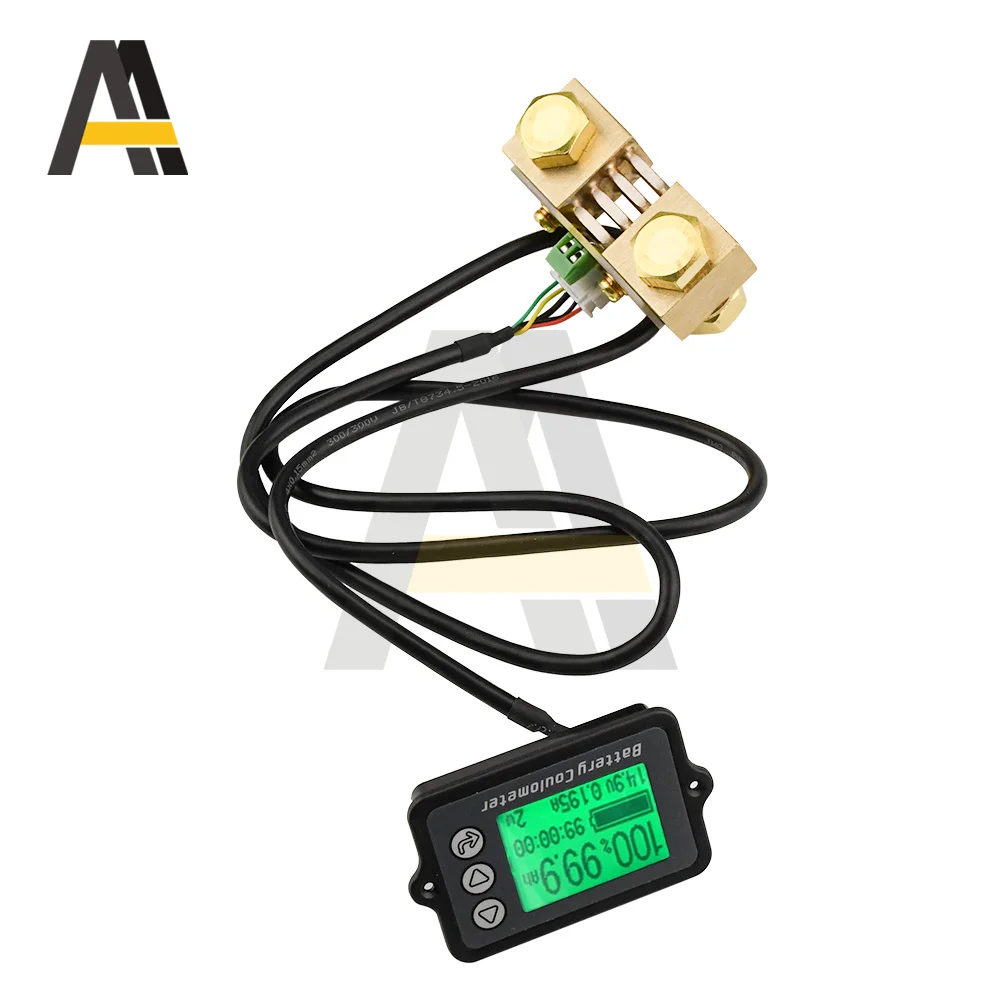 TK15 350A Tester della batteria del veicolo di precisione del colometro della batteria DC 8V-80V Monitor elettrico dell'esposizione della quantità per l'automobile elettrica
