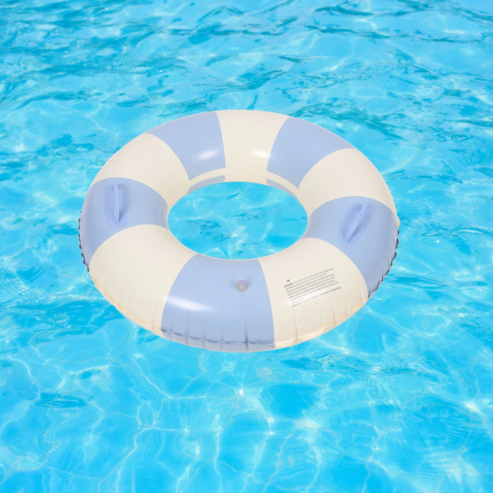 Striped Swim Ring Inflatable Float Arm Swimming Bands Child Floaties Tube Handle Pool Buoy for Children Floats Kids