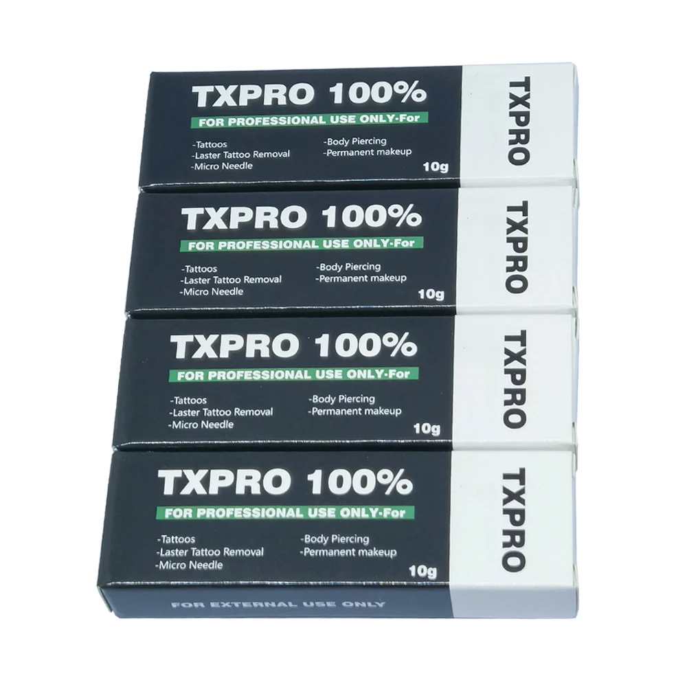 Nouvelle crème anesthésiante TXPRO 100% pour tatouage avant chirurgie, maquillage semi-permanent, microblading, piercing, procédure auxiliaire de beauté 10g