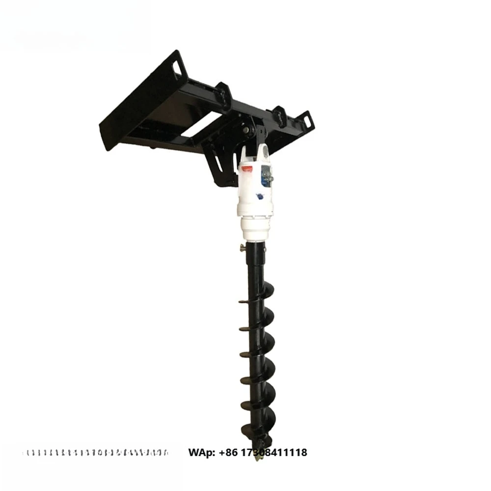 Excavator Earth Drill Hydraulic Auger Drive for Soil Drilling Fence Post Hole Installation