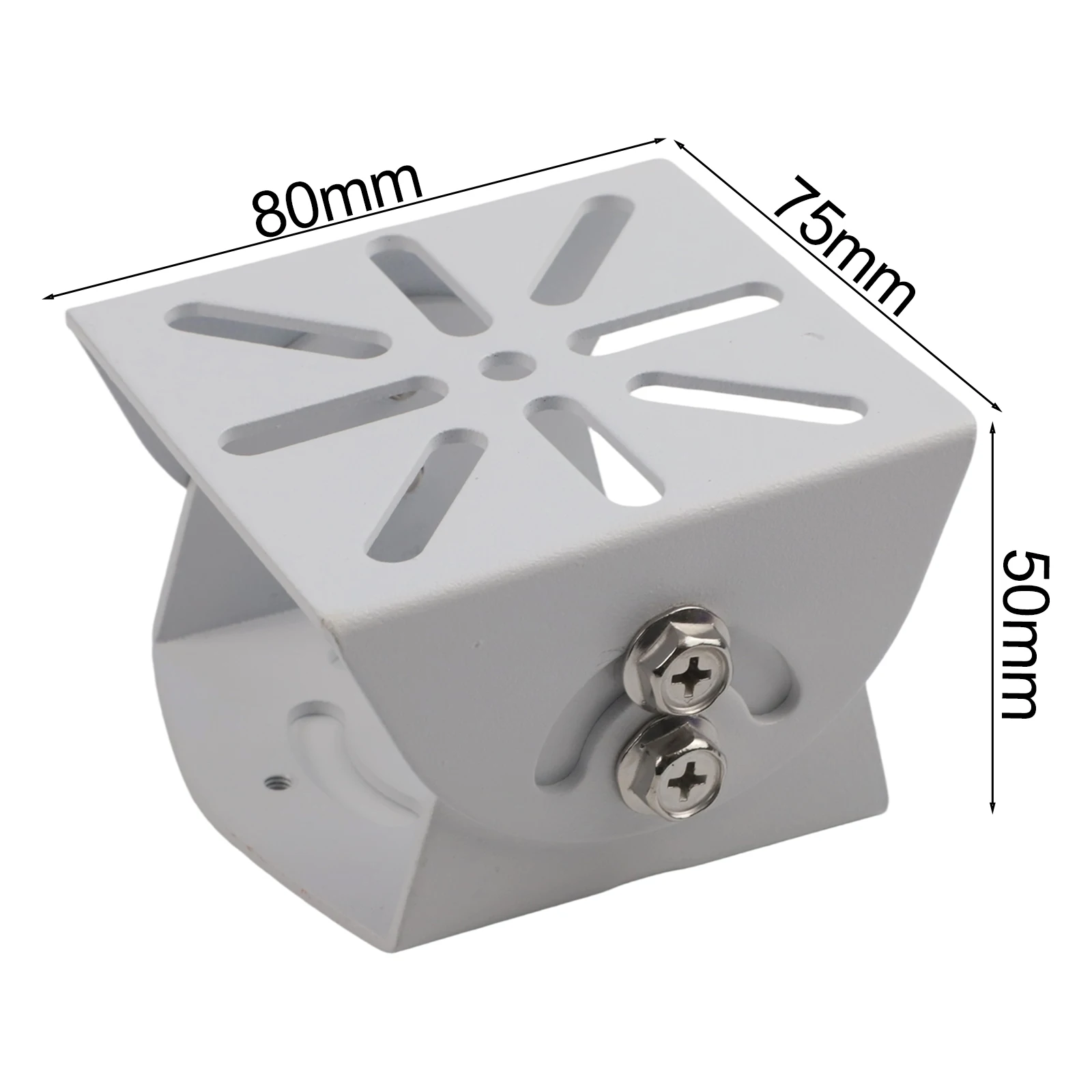 Wall Mount Bracket for Monitor Cameras with Aluminium Alloy Construction and Adjustable Angle for Optimal Coverage