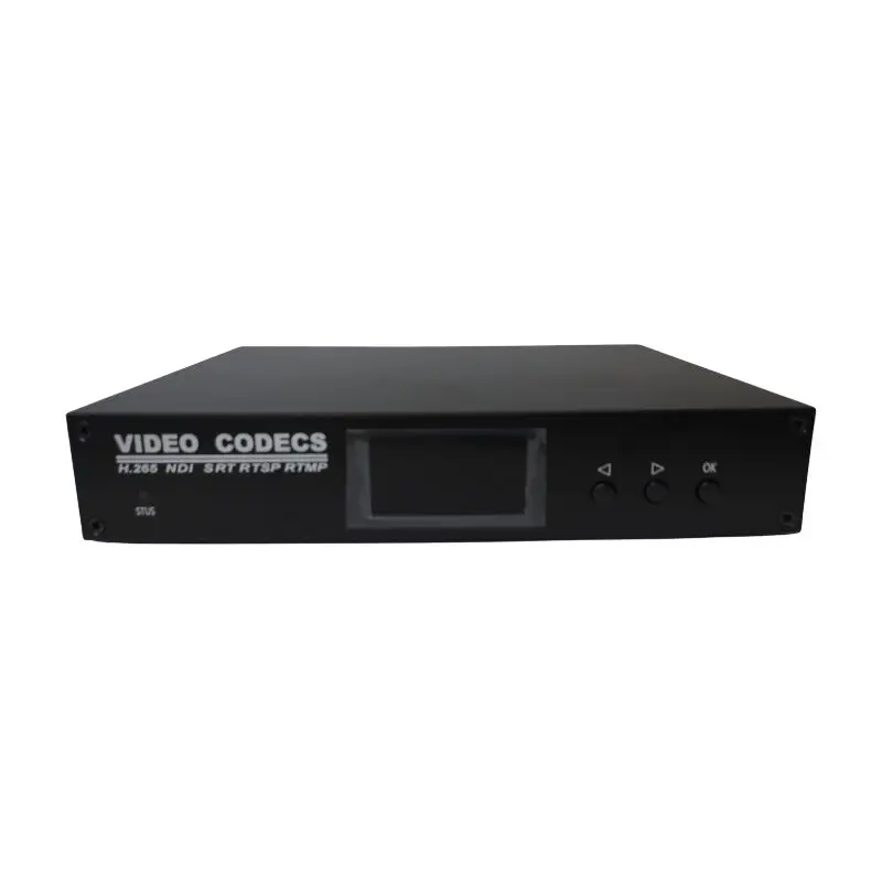 Professional 4K UHD SDI HD Video Codec Encoder Decoder Built-in WiFi 6 H.265 H.264 SRT HLS UDP