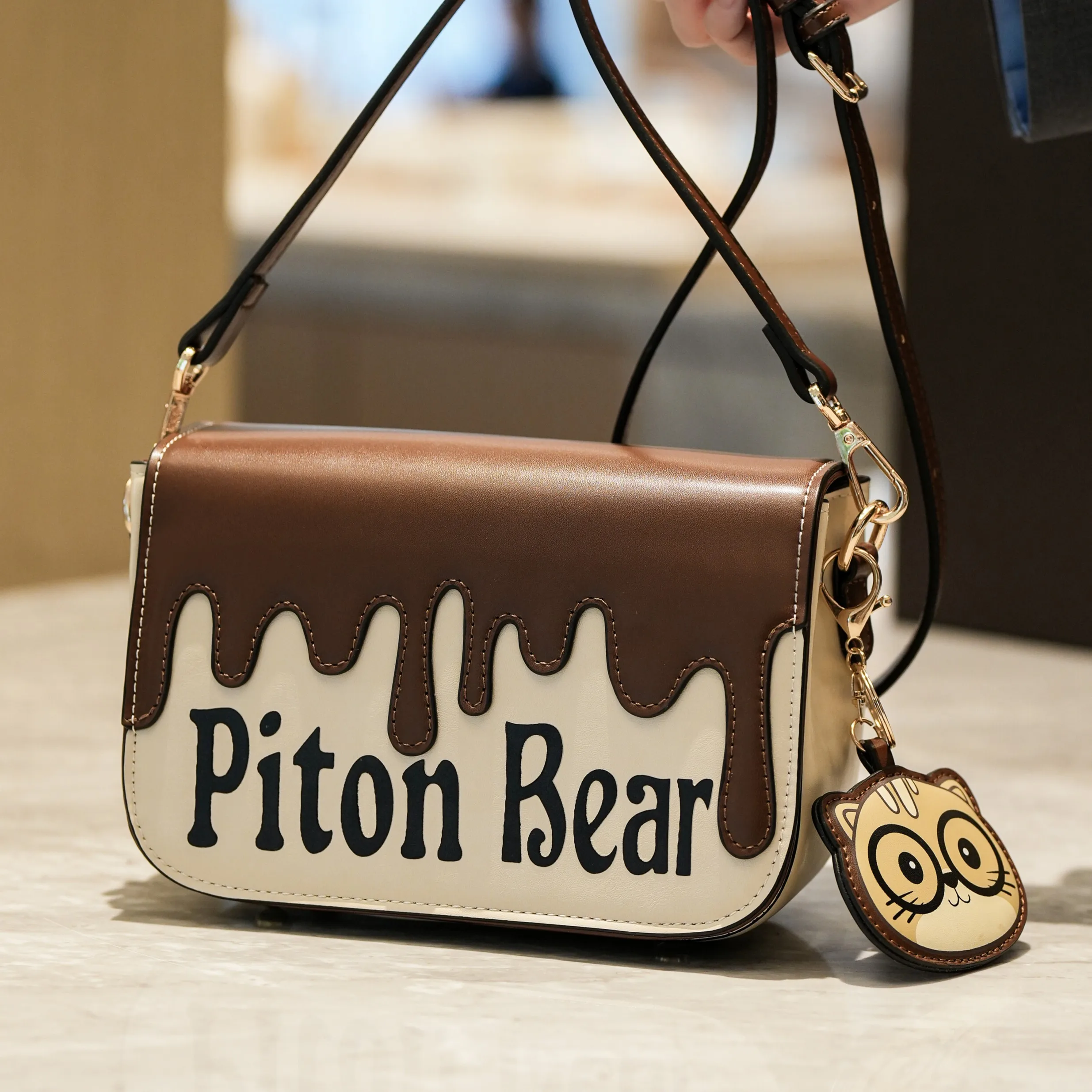 

Small Flap Crossbody Bag for women Ladies Milk Design Flip-Cover shoulder bag cute women purse