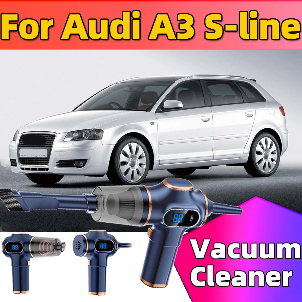 

For Audi A3 S-line Car mounted wireless mini vacuum cleaner high-power powerful vacuum cleaner low noise easy to clean