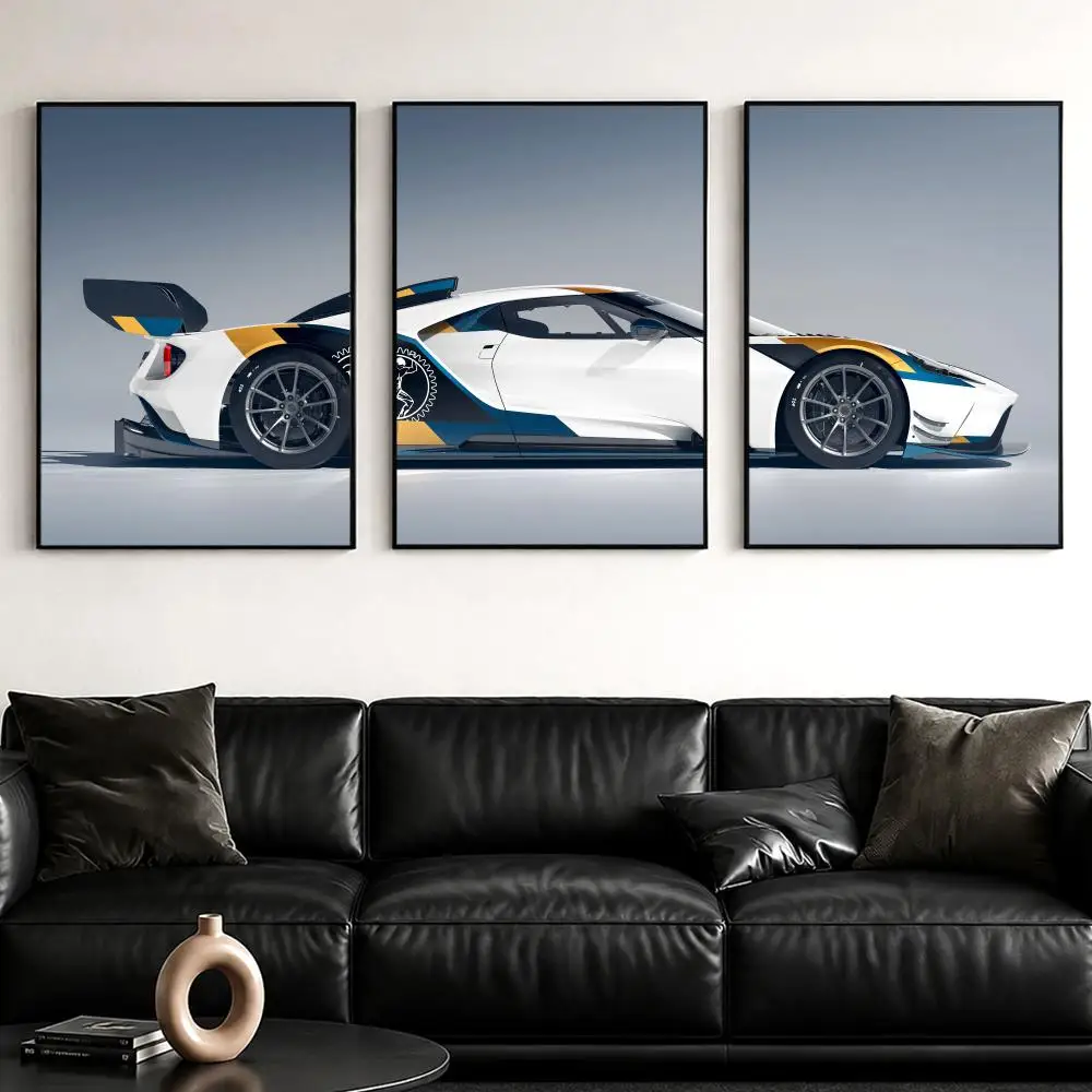 M-MK2 Classic Sports Coupe Painting Calligraphy Canvas Wall Art Poster Set for Bedroom Living Room Home Decor Prints Gift