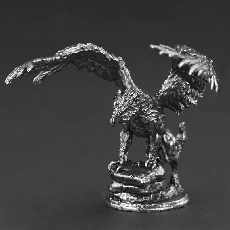 Metal Monster Soldier Figure Paintable Tabletop Game Piece Desk Decor Collectible Figurine Gift for Men Boyfriend