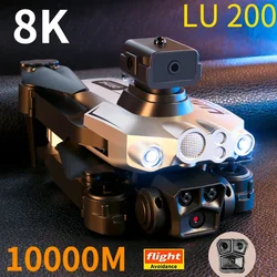 LU200 Drone 8K Professional HD Aerial Photography Triple-Camera WIFI Omnidirectional Obstacle Avoidance Children Toys Drone