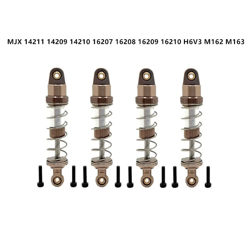 

MJX Hyper Go 14209 14210 14211 16207 16208 16209 16210 H16 4pcs Metal Oil Shock Absorber Damper RC Car Upgrade Parts Accessories