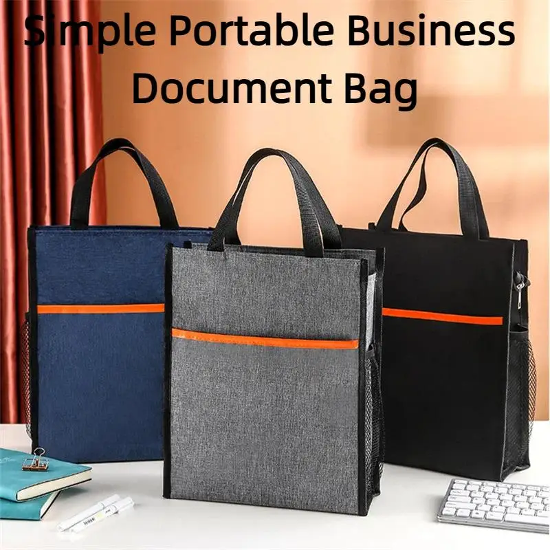 High Quality Student Tote Bags Durable And Large Capacity Office Tote Bags Document Bags And Textbook Storage Bags