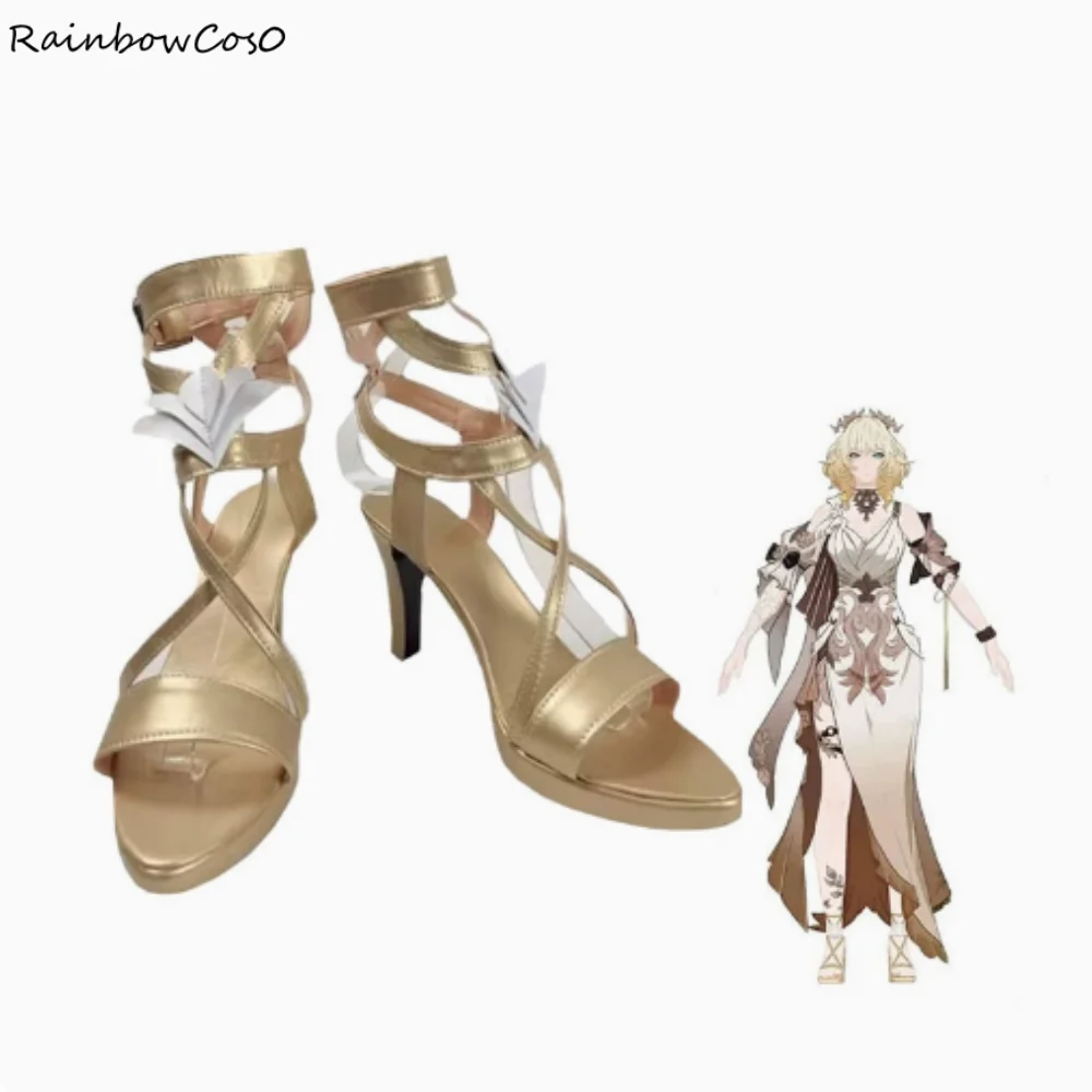 

Aglaea Honkai Impact Honkai: Star Rail Cosplay Shoes Boots Game Anime Halloween RainbowCos0 W4474