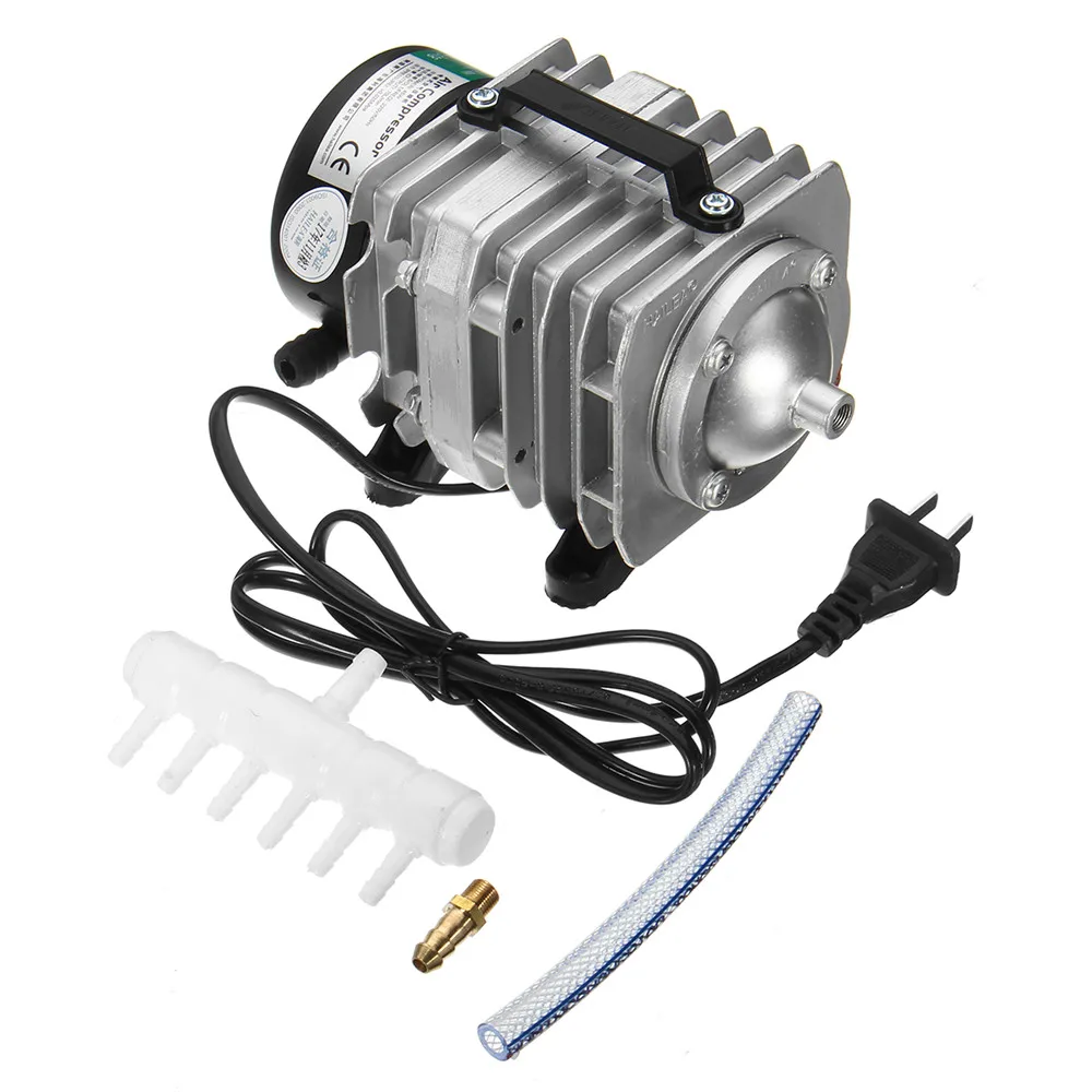 220V 45W 70L/min Air Compressor Pump Electromagnetic Oxygen Aquarium Fish Pond Compressor Hydroponic  Air Aerator ACO-318  Pump