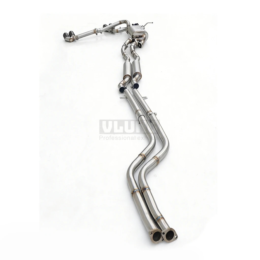 Exhaust Valve for BMW E46 325i 323i 2.5L 330i M54 3.0L 1999-2006 Stainless Steel, High Performance Sport Sound, Fit M3 4 Outlet