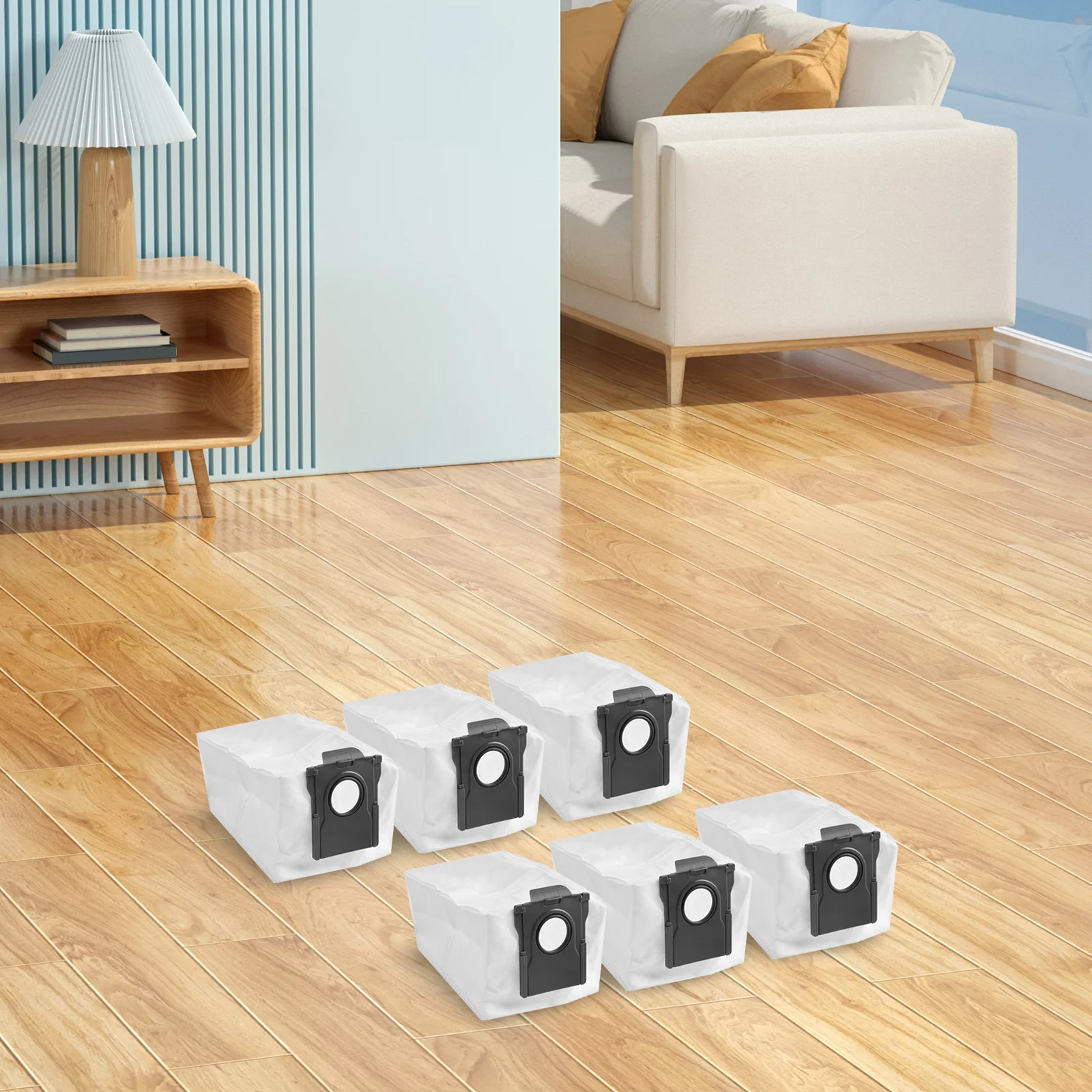 

Сменные мешки из нетканого материала для поддержания чистоты пола, как показано на фото, сохраняют силу всасывания, легко устанавливаются.