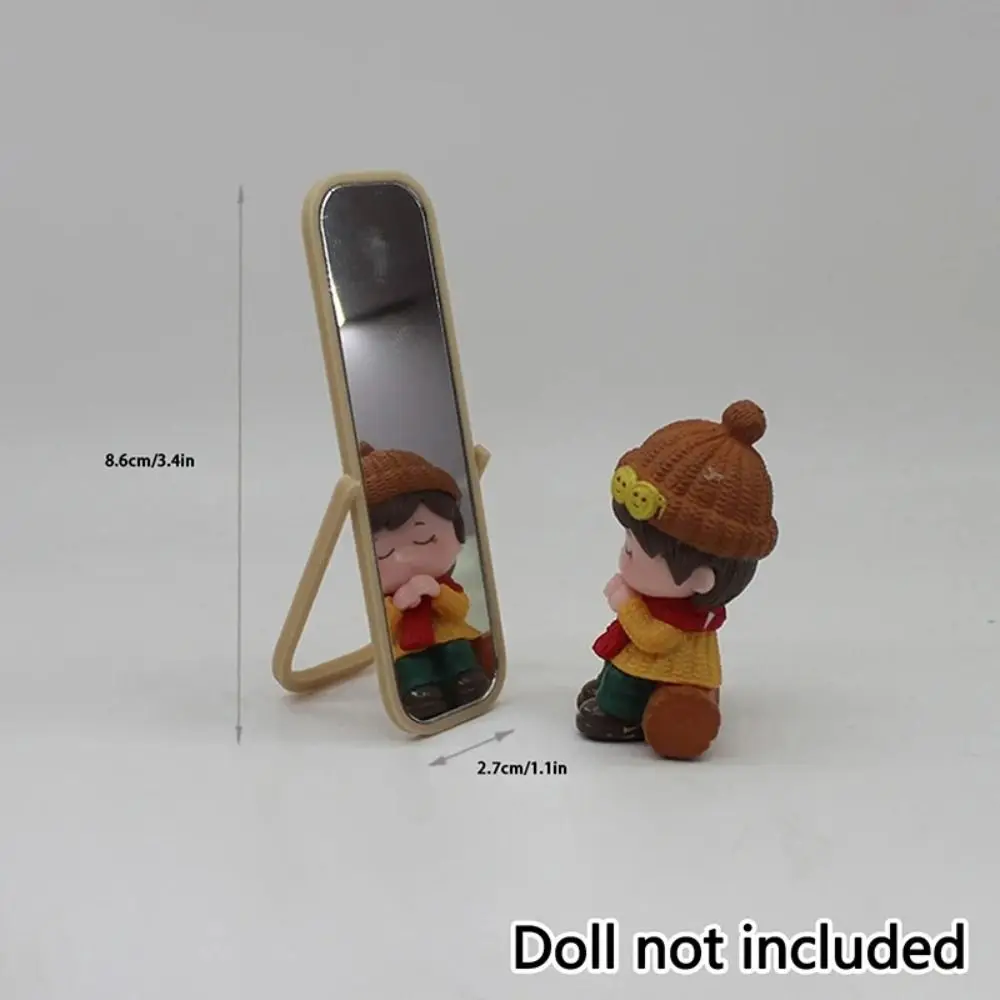 Leuke 1:12/1:18 Poppenhuis Spiegel Model Simulatie Miniatuur Meubels Decoratie Foto Prop Poppenhuis Accessoires