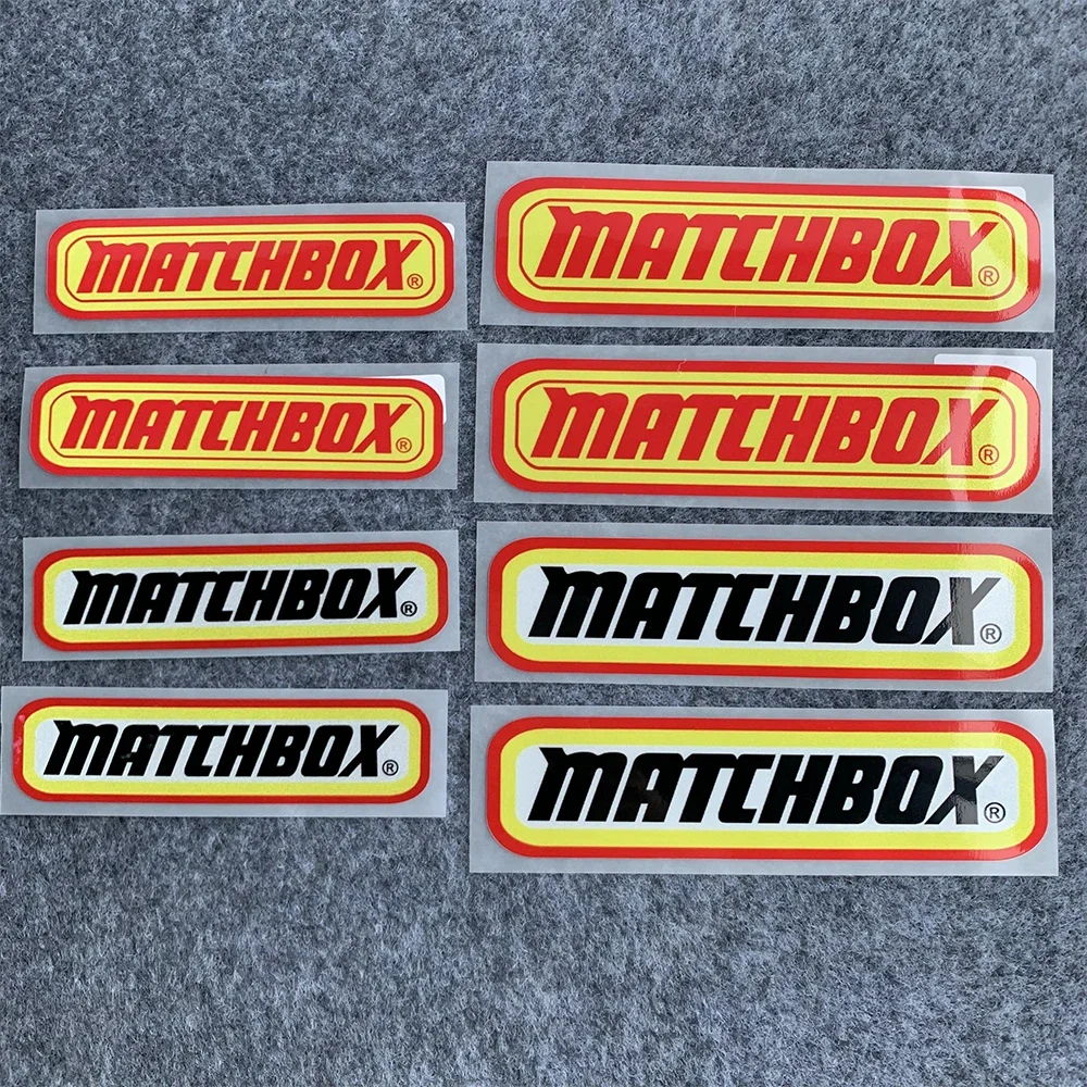 MATCHBOX Reflective Vinyl Stickers Car Scooter  Motorcycle Accessories Body Window Windshield Fuel Tank Fender Trunk Decals