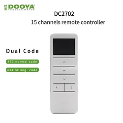 Dooya Sunfloer-Télécommande de moteur de rideau électrique pour maison intelligente, émetteur à 15 canaux, DC2702