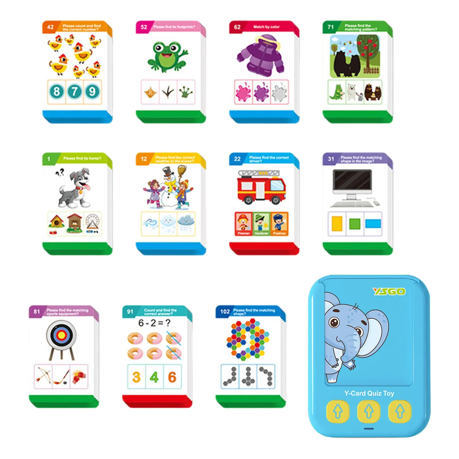 Tarjetas Flash parlantes para niños, juguete interactivo para padres e hijos, Aula fácil