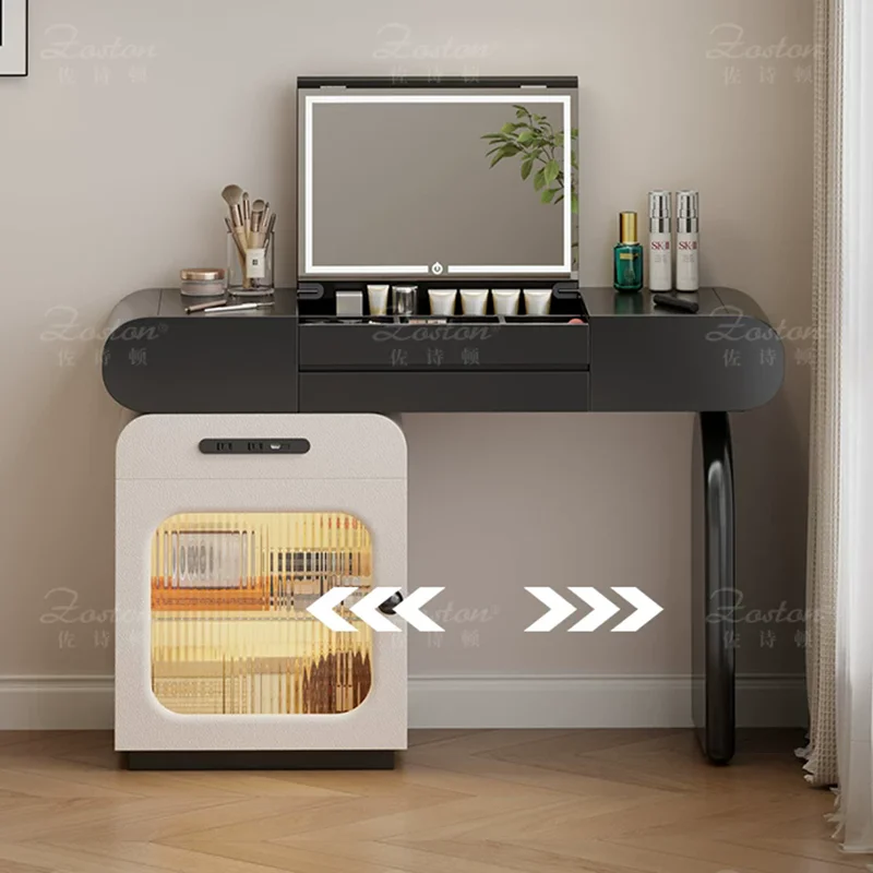 

Organizer Women Dressing Table Luxury Modern Living Room Mobile Storage Vanity Table Bedroom Penteadeira Lounge Suite Furniture