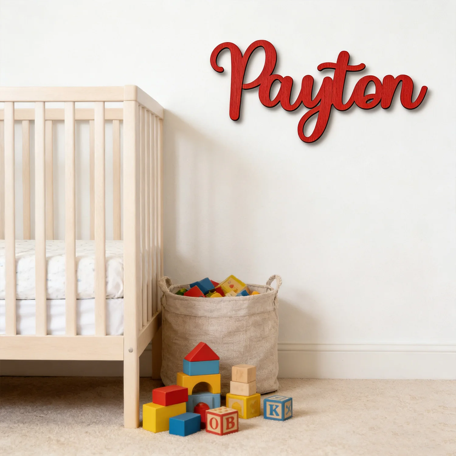 1pc Unique wooden name tag, Customized name, wooden souvenir Ideal decorative gifts for family and friends, view 2