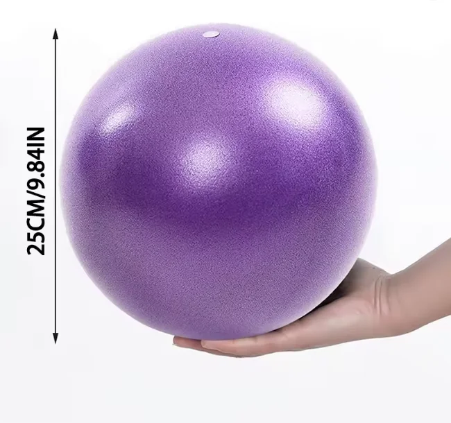 25cm Yoga Ball Exercise Gymnastic Fitness Pilates Ball Balance Exercise Gym Fitness Yoga Ball Indoor Training Yoga Ball Core