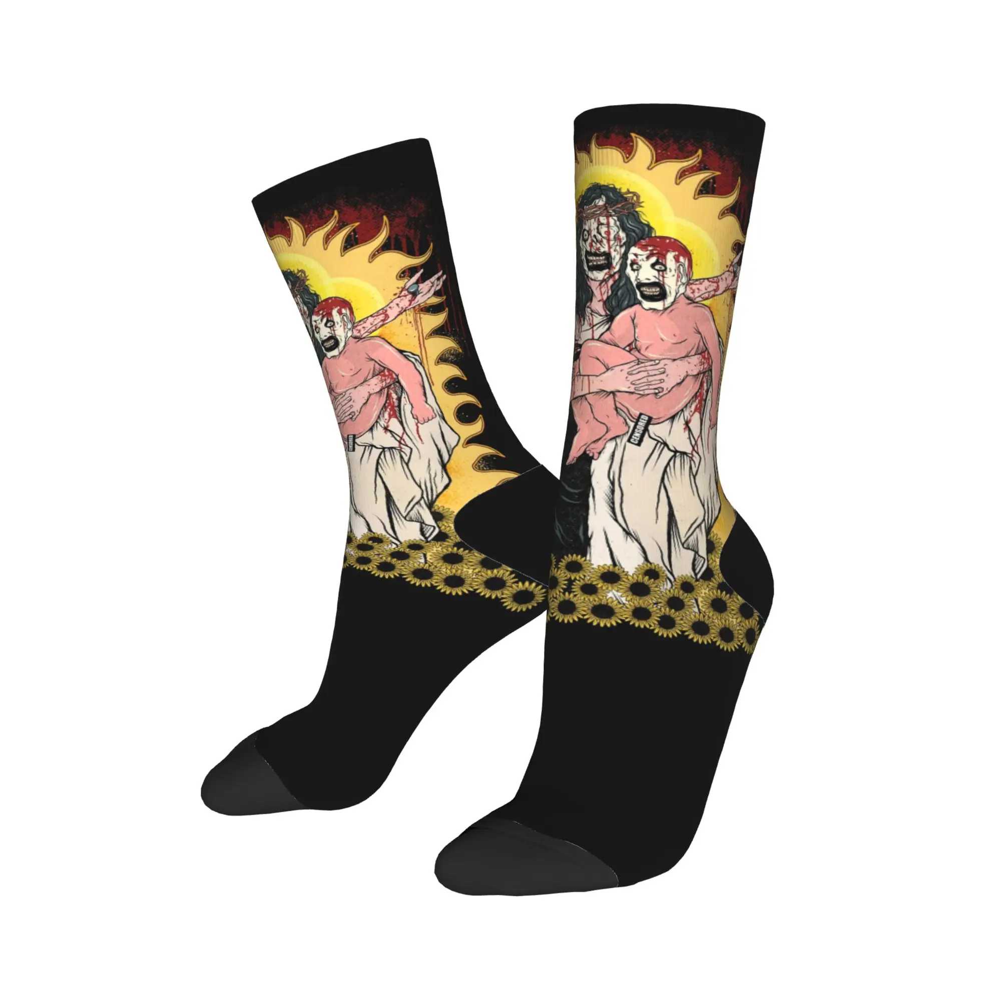 St. Art The Clown Terrifier Socks Men Women Polyester Funny Happy  Socks High Quality Spring Summer Autumn Winter Socks Gifts