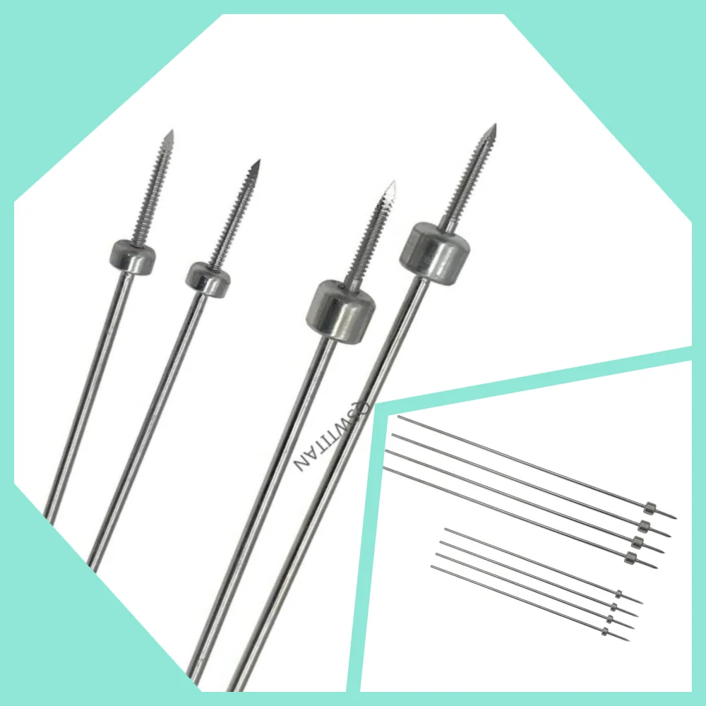 Temporary Reduction-Plate Holding Threaded Pins 1.2mm 1.5mm Orthopedic Instruments  Ball Head Fixation Needle