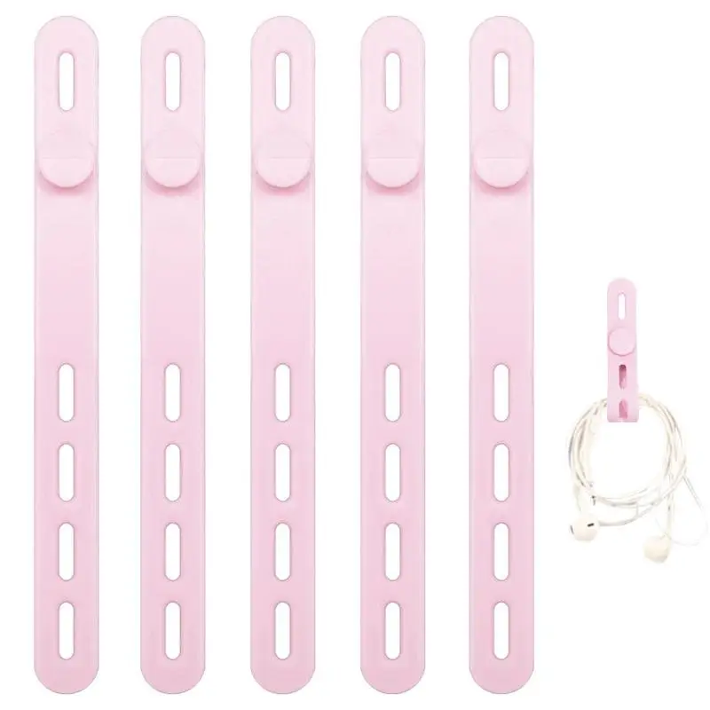 روابط كابلات سيليكون بسحاب قابلة لإعادة الاستخدام ، إدارة الكابلات ، التنظيم ، مرنة ، 5 ، من من السيليكون القابل لإعادة الاستخدام