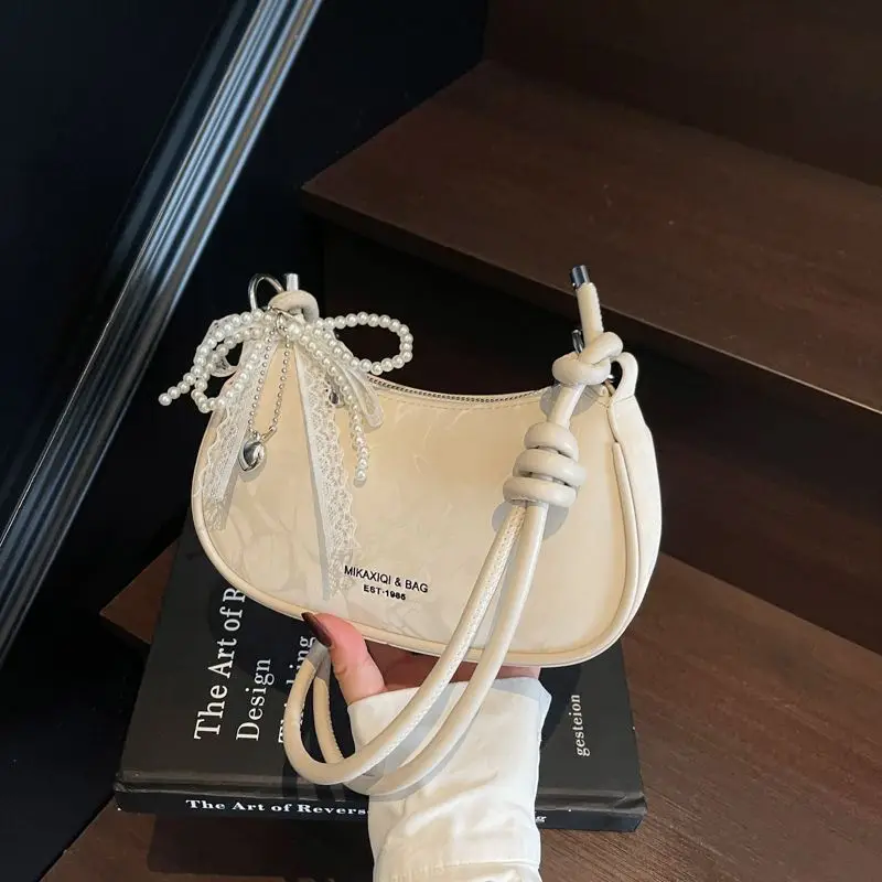 

2025 Niche Underarm Bag, Zipper Phone Purse for Women, Luxe Crossbody Bag, Textured Sling Bag, Minimalist Day-to-Night Bag​