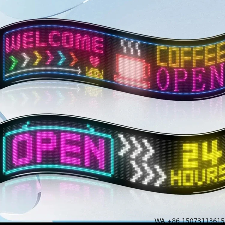 

LED Flex Decal Screen 20x64 POE 4K IP65 Waterproof for Trucks & Retail Windows