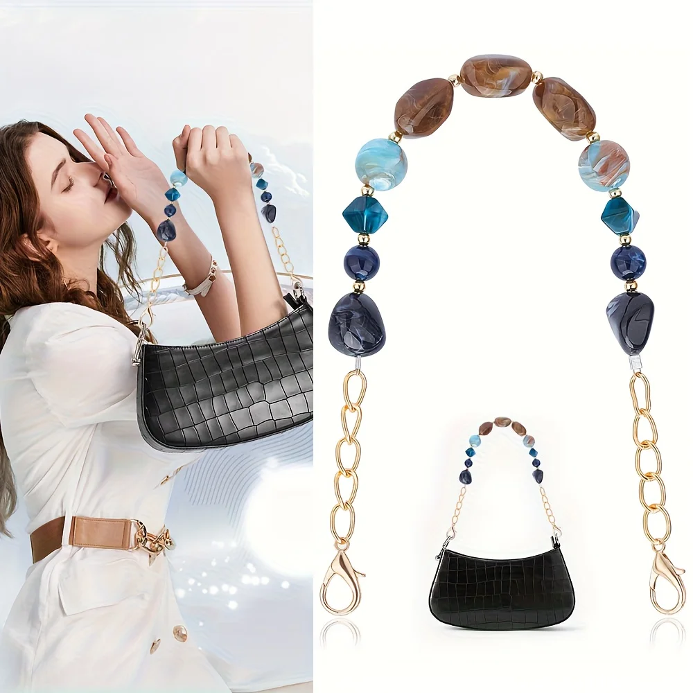 

1Pc Resin Bag Handles Replacement Strap Detachable Purse Chain Extender DIY Bag Accessories for Handbags Crossbody Shoulder Bag