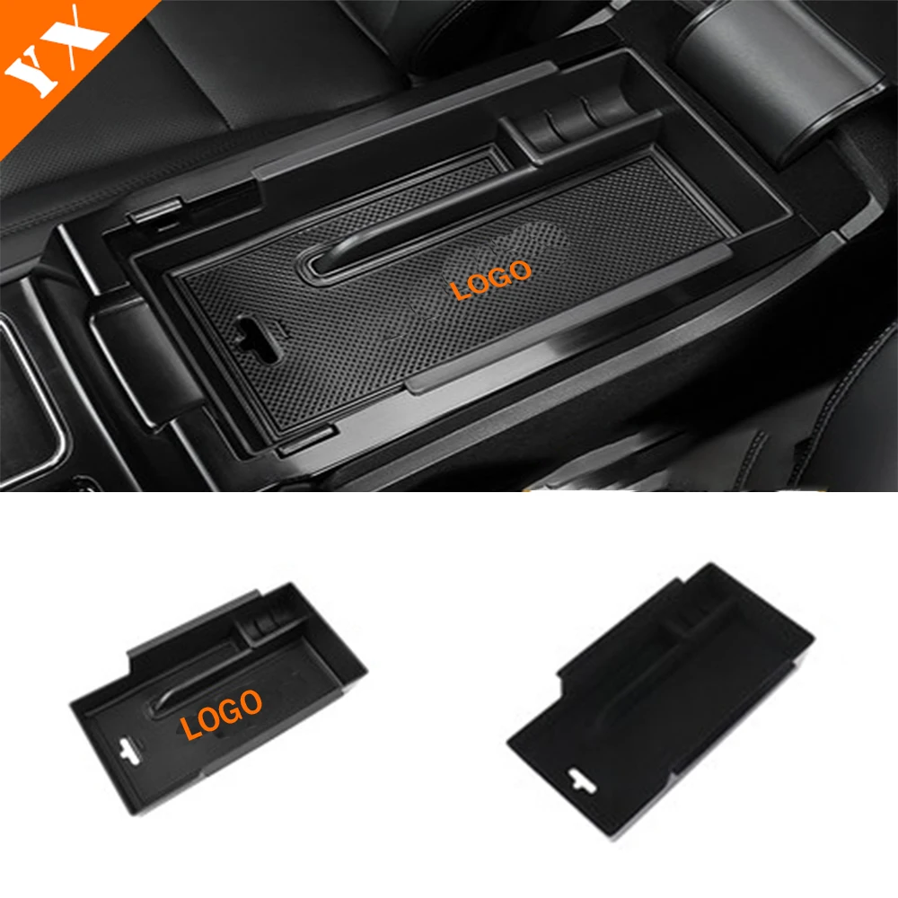 

ABS Plastic/Plant Fluff Car Central Console Storage Box For Lincoln Adventurers Accessories 2021-2023 Car Front Door Armrest Box