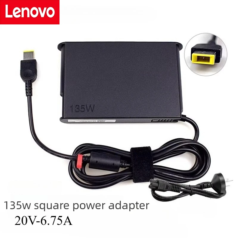

Lenovo 135W 20V-6.75A Laptop Power Adapter for Lenovo Xiaoxin 16PRO THINKPAD P15V Savior E520 R720 Xiaoxin 700