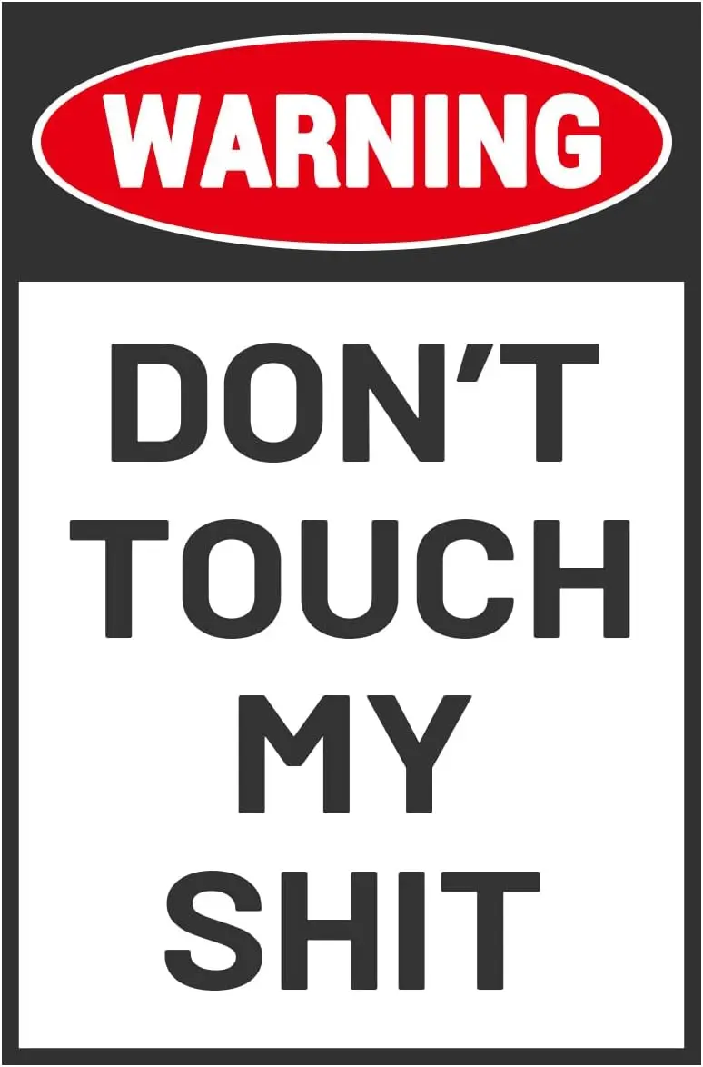 Bestylez Man Cave Do Not Touch Sign, Workshop Accessories, Garage Decor Sign, Funny Dad Gifts 12