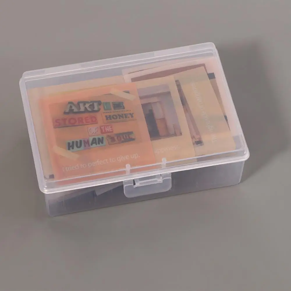 

Entertainment Transparent For Pokers Poker Game Plastic Boxes Plastic Storage Case Playing Card Box Playing Cards Container