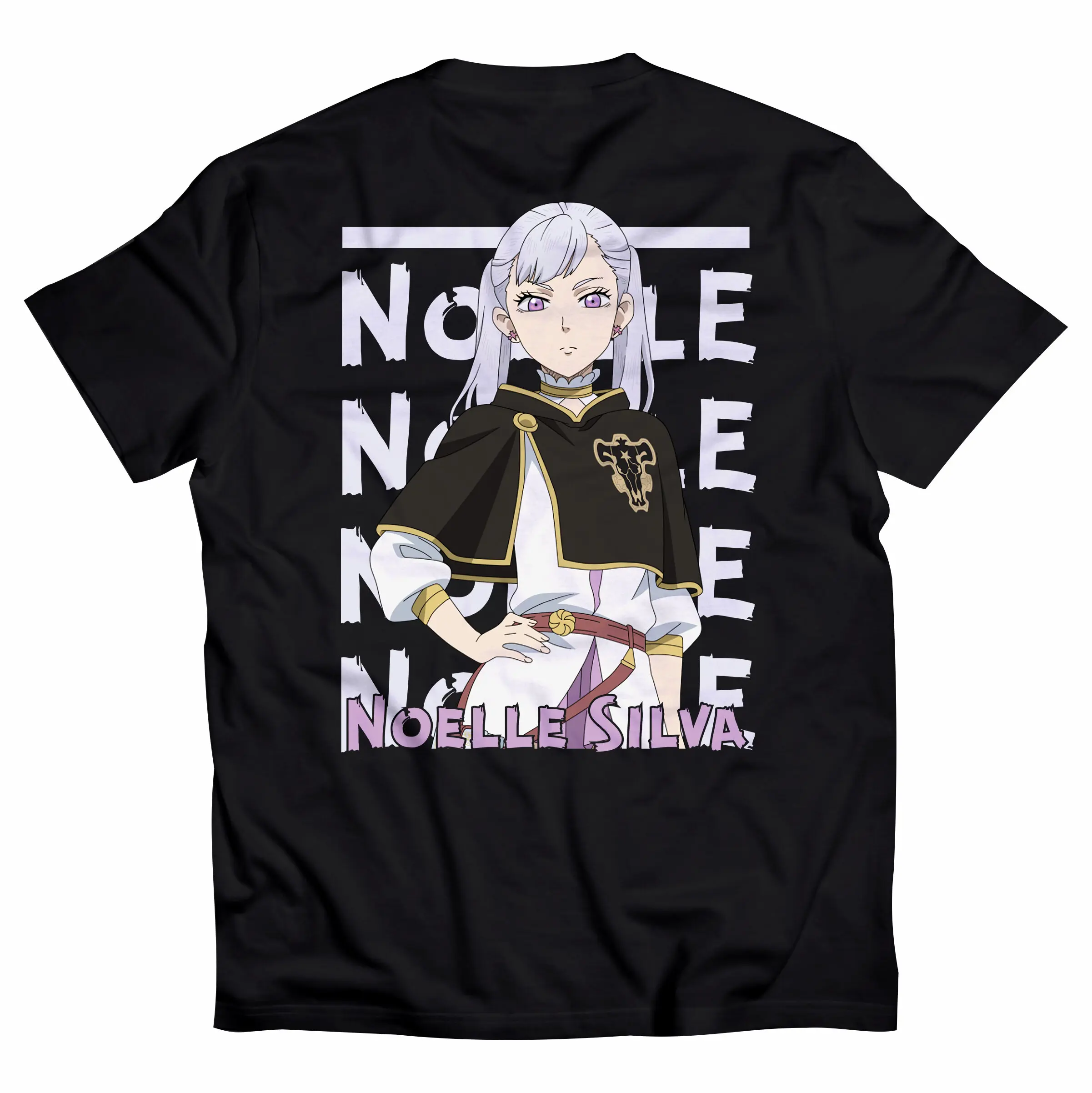 Baju Anime BLACK CLOVER NOELLE BC02 # Kaos Anime KEREN