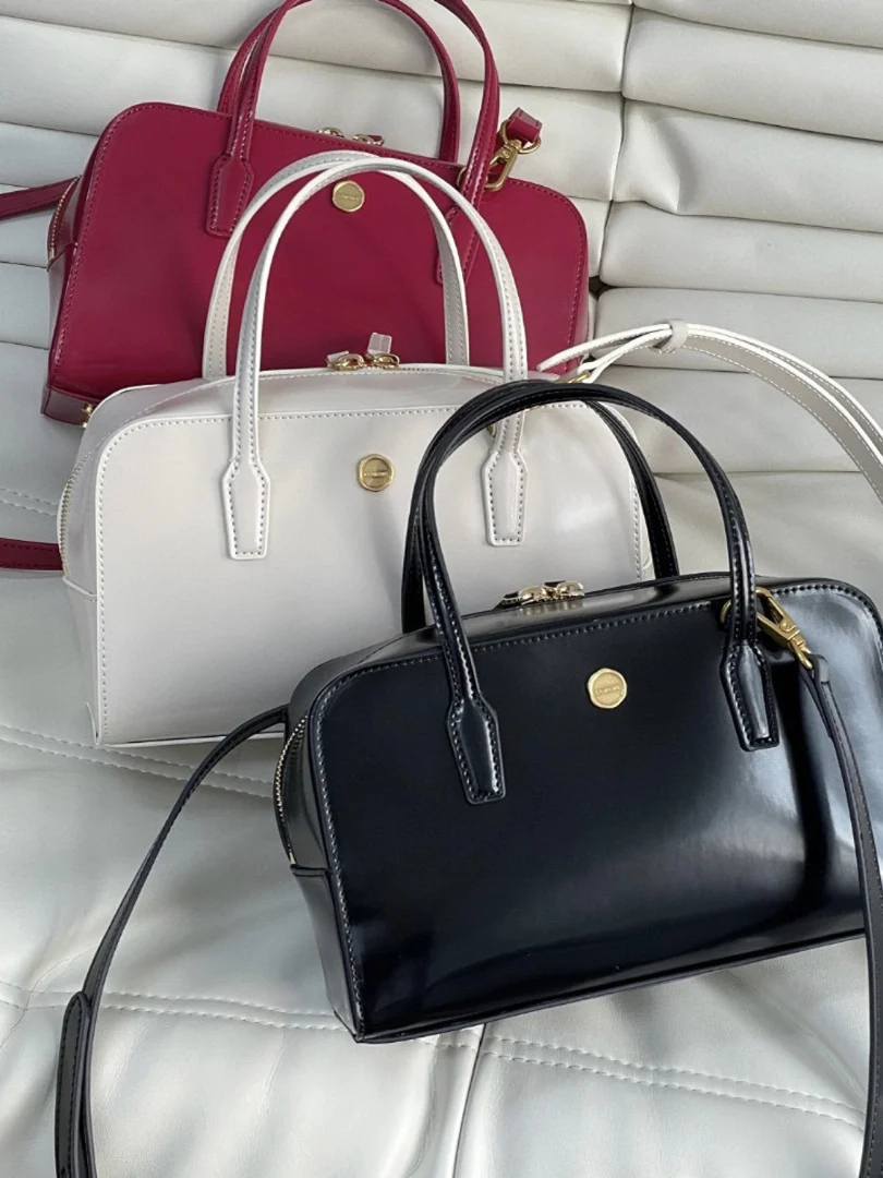 

Le**me Saddle Leather Crossbody Handbag Women's Briease Sli Korean Sle Medium Square Bag for Casual Use