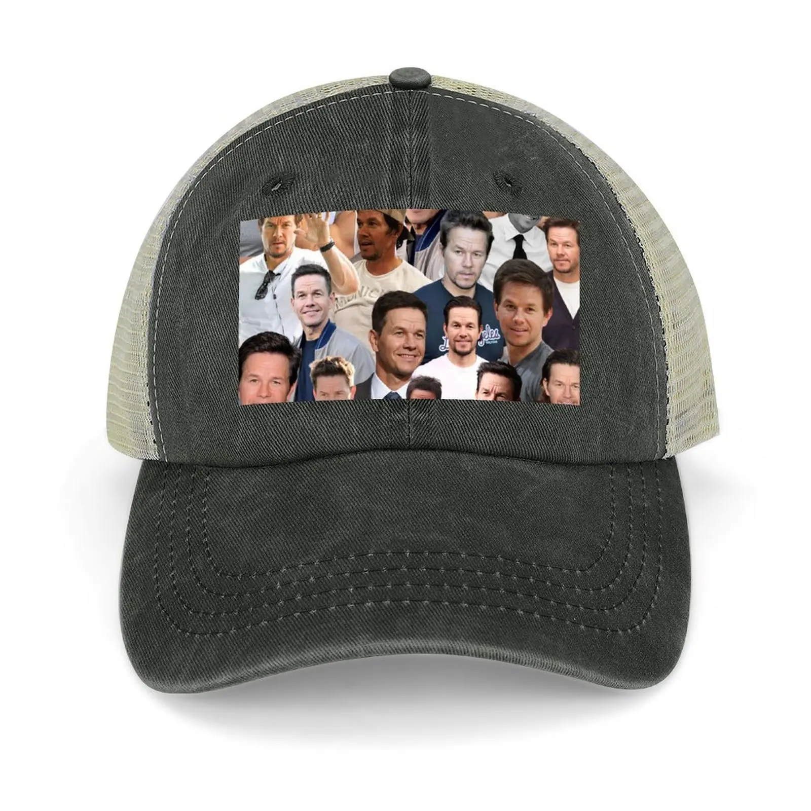 

mark wahlberg photo collage Baseball Cap sailor cap for men Golf Wild Ball Hat summer hat Baseball Men Women's