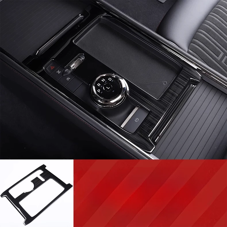 Para Ford Mondeo EVOS 2022-2025 Interior metal cepillado parche aire acondicionado ventilación cambio de marchas marco decorativo antiarañazos